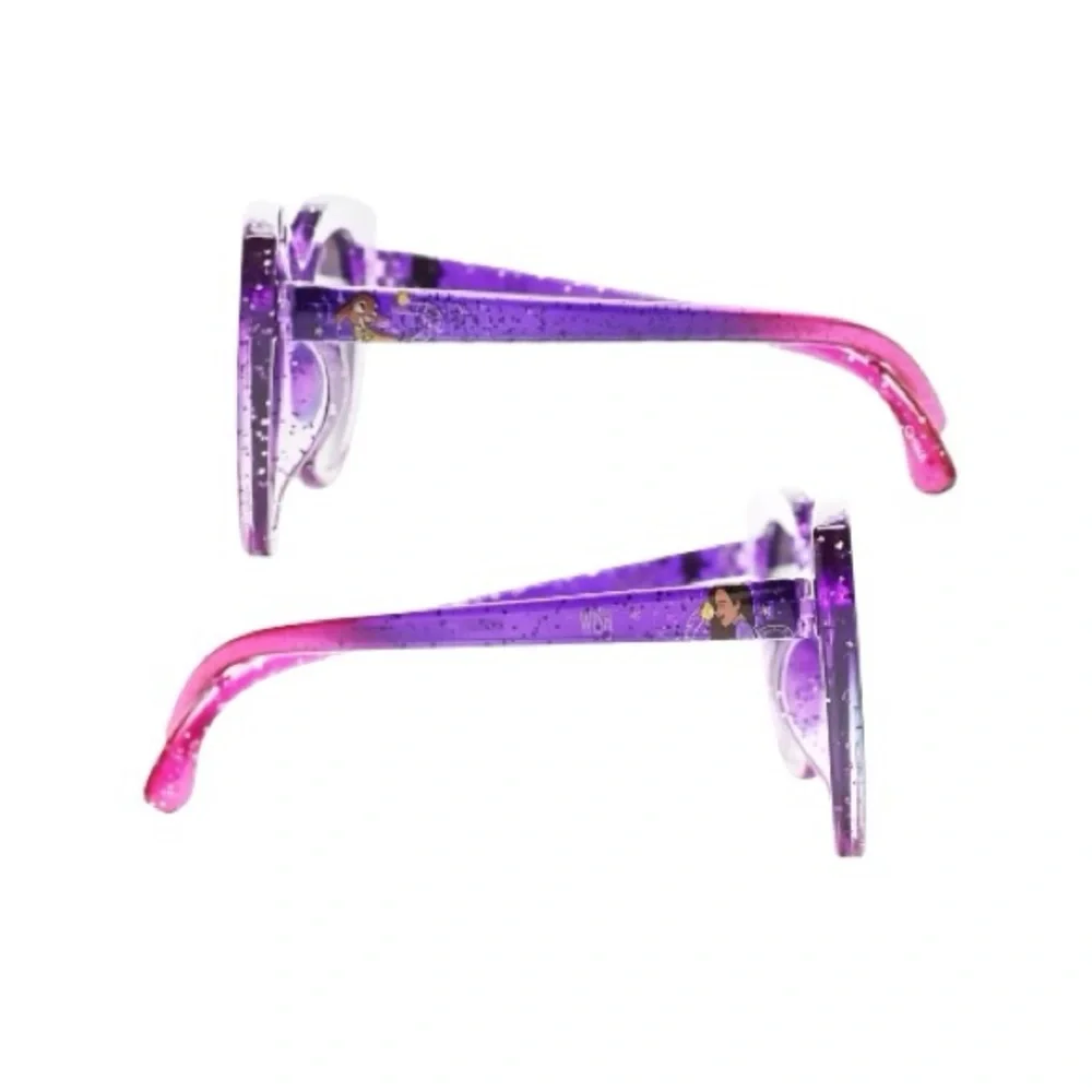 Disney Wish Asha Of Roses Purple Glitter Sunglasses